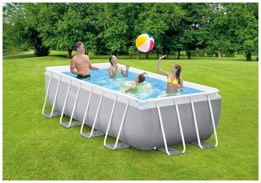 Piscină PRISM FRAME RECTANGULAR 400x200x122cm, 8418L,INTEX, cadru metalic 26790 2