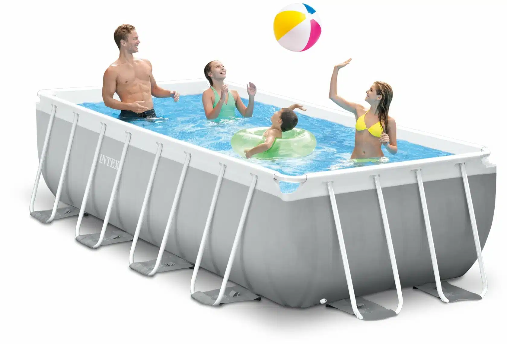 Piscină PRISM FRAME RECTANGULAR 400x200x122cm, 8418L,INTEX, cadru metalic 26790 3