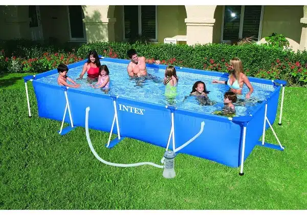 Piscină RECTANGULAR FRAME 450x220x84cm, 7127L, cadru metalic, INTEX, 28274 3