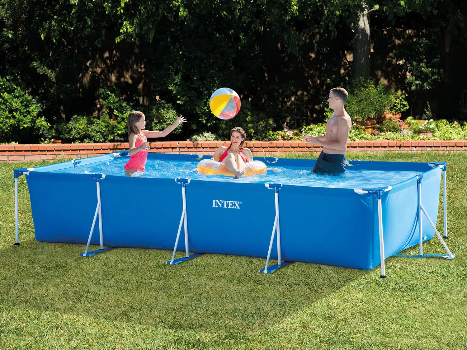 Piscină RECTANGULAR FRAME 450х220х84сm, 7127L , INTEX, cadru metalic 28273 2