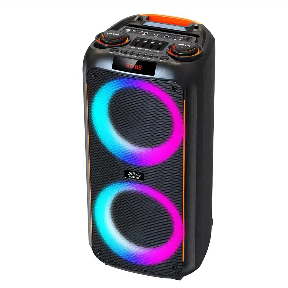 Boxă pentru Party Sing-E ZQS8263 – Putere 100W, Max 600W, Microfon Wireless + USB 16GB CADOU 4