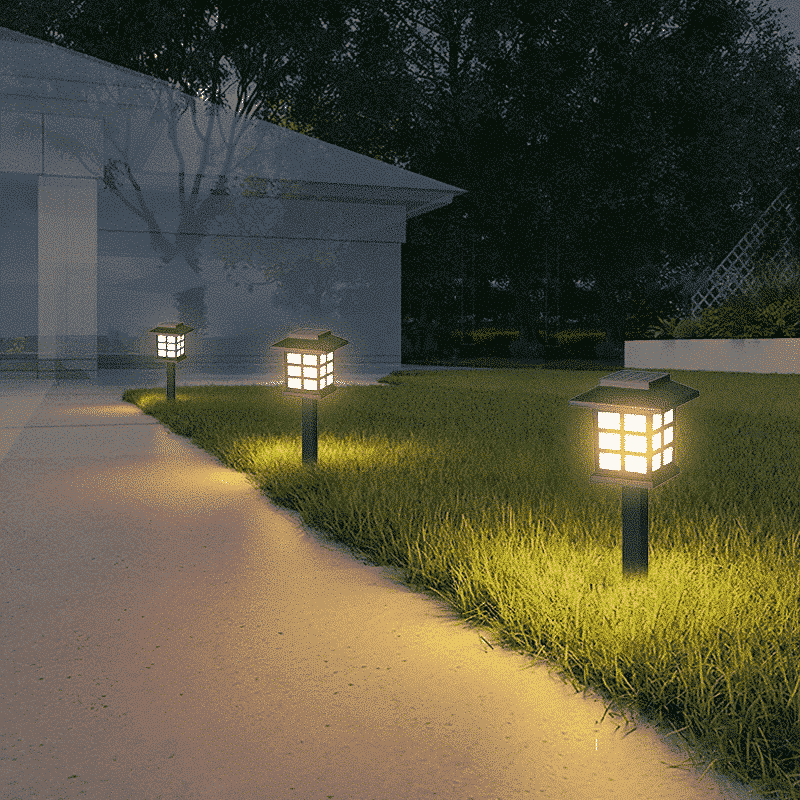 LAMPA SOLARA DE EXTERIOR TIP CASUTA 3