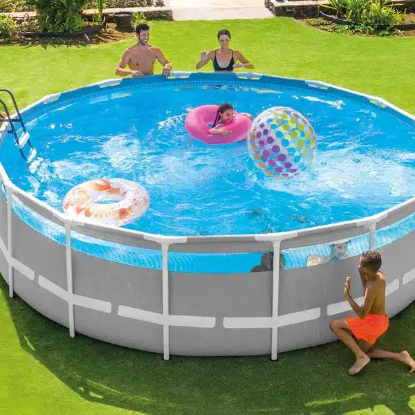 Piscină PRISM FRAME CLEARVIEW 427x107cm, 12706L, INTEX, cadru metalic, pompă-filtru, scară, husă, covoraș 26722 9