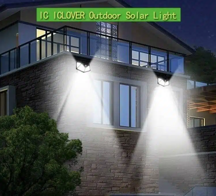Set 2 Lămpi Solare cu Senzor de Mișcare - 100 Led 5